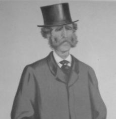 Vanity Fair Caricature of Commissioner Edmund Henderson